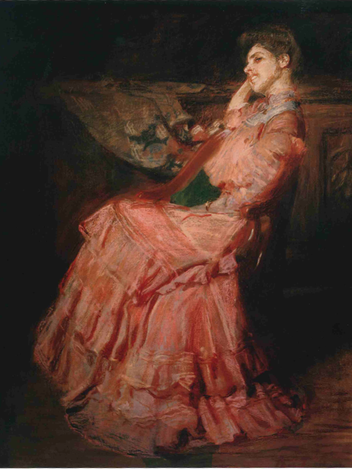 Thomas Anshutz, "A Challenge (Portrait of Rebecca H. Whelen)", c. 1907