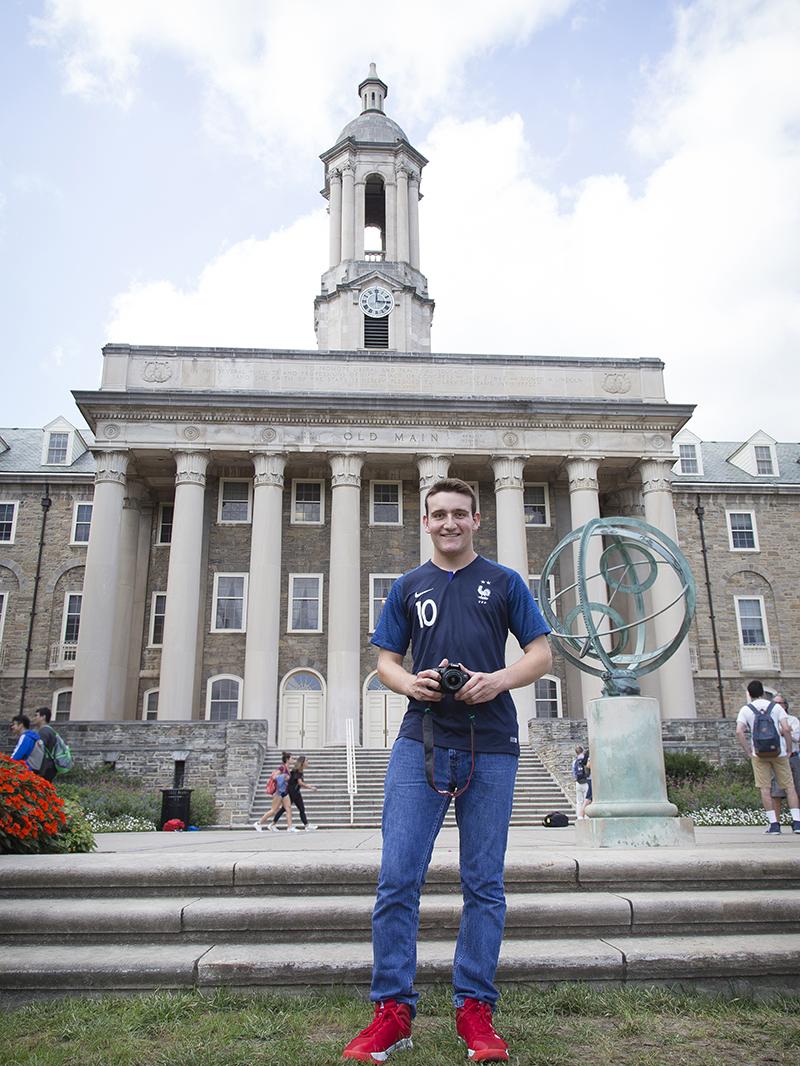 Sebastien Kraft at Old Main