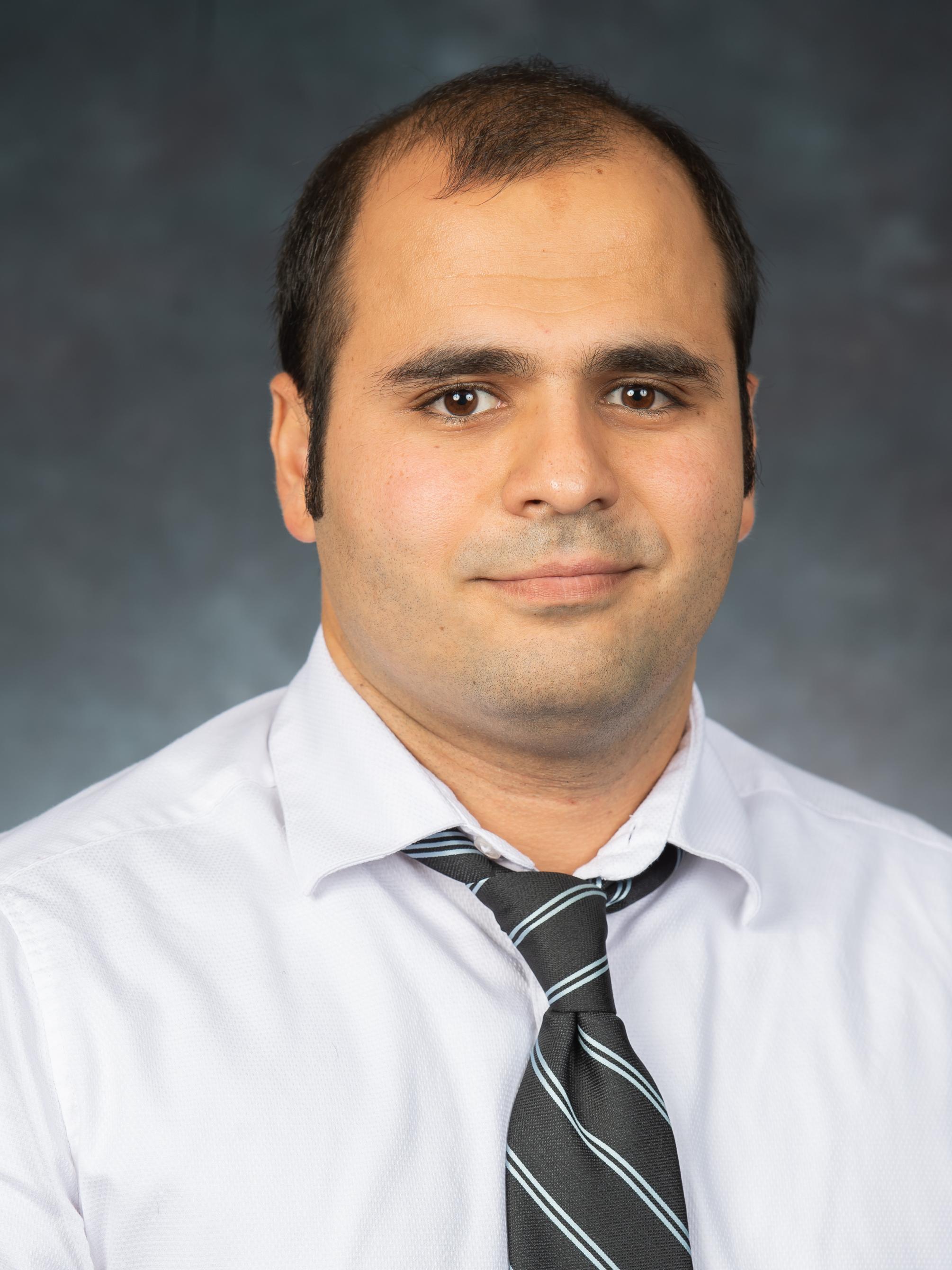 A portrait of Seyed Hamid Reza Sanei