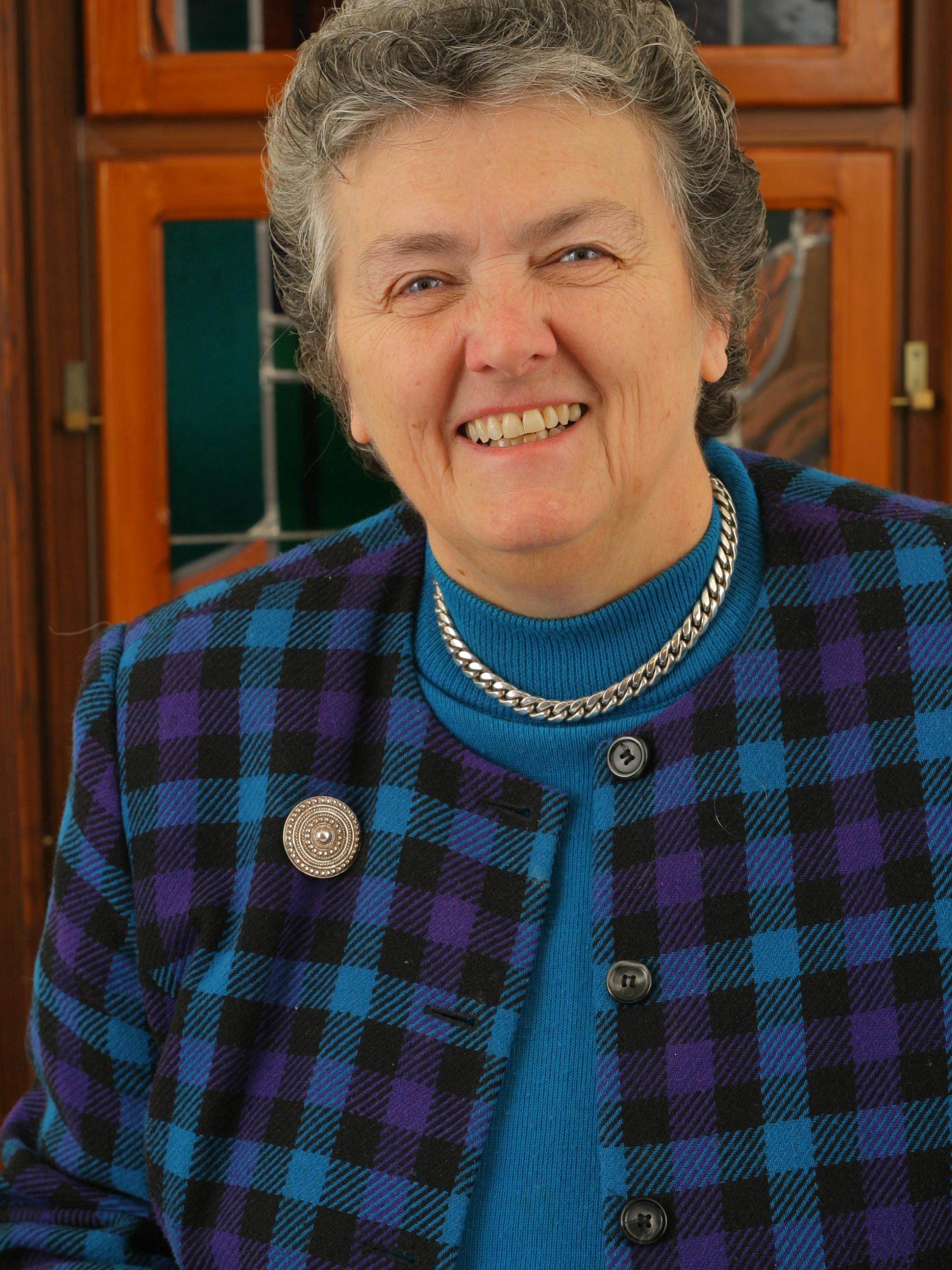vertical photo portrait of Sister Joan Chittister