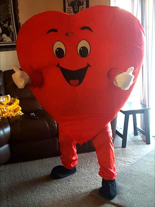 Craig Smith heart costume
