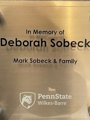 Deborah Sobeck plaque