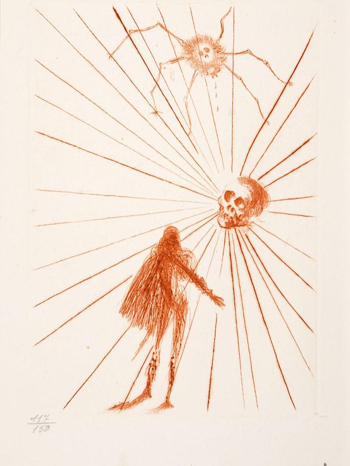 Salvador Dalí, "Hamlet," from "Much Ado About Shakespeare"