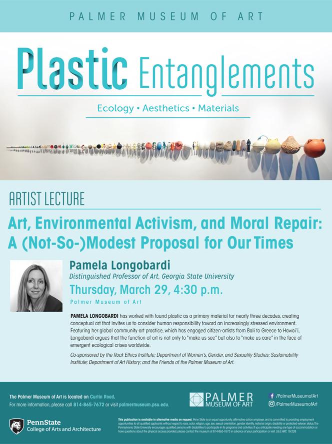 Pamela Longobardi will present a lecture on March 29.