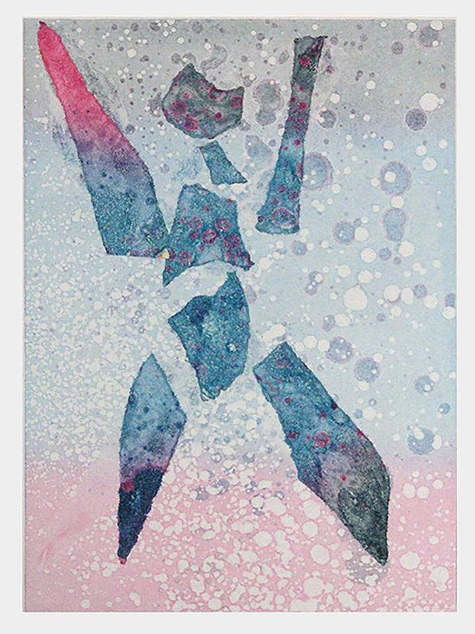 Jules Heller, "Dancer," 1982, monotype. Image courtesy of the Jules Heller family.
