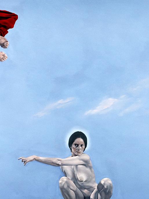 John Mandel, Untitled, 1971, oil on canvas, 72.9.