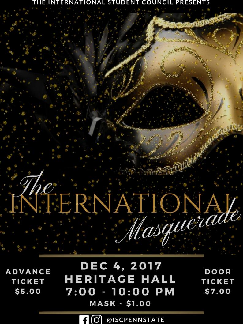 Flyer for the International Ball 2017