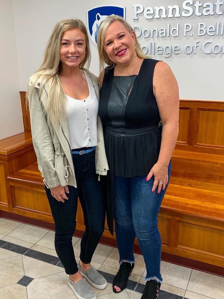 Tori Bookwalter with Holly Rowe