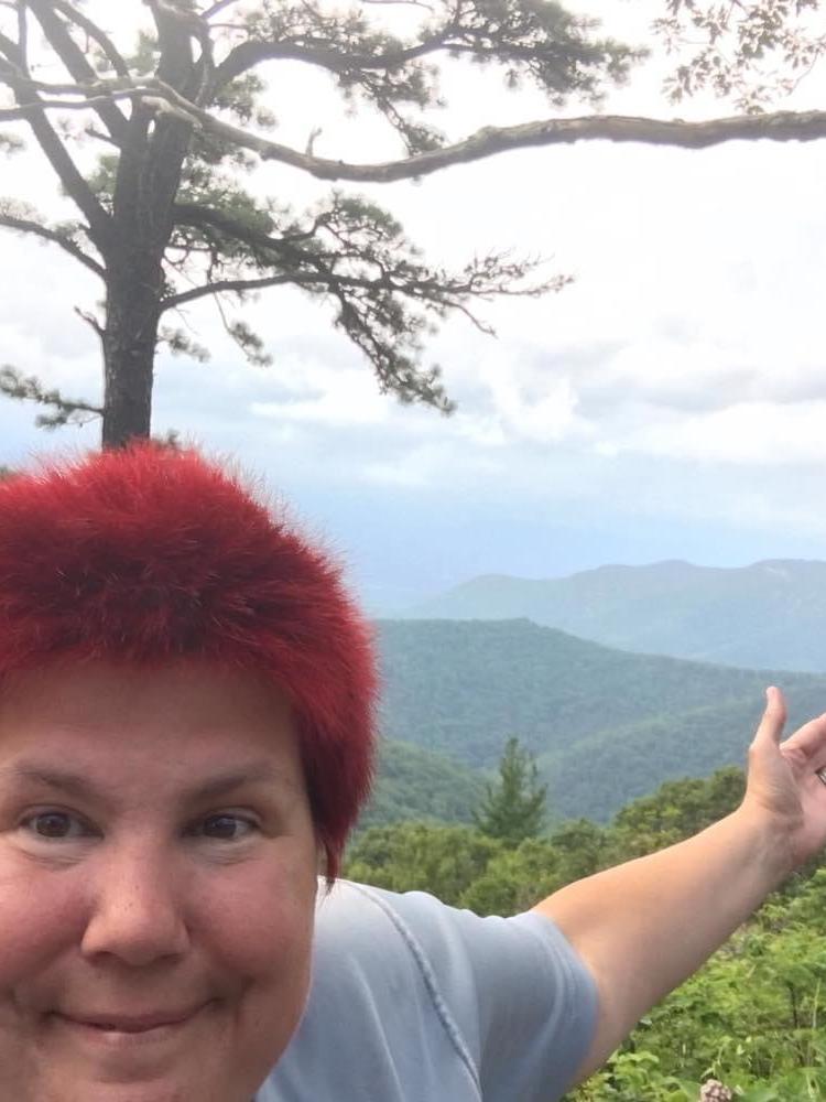 Tracey Witmyer hiking