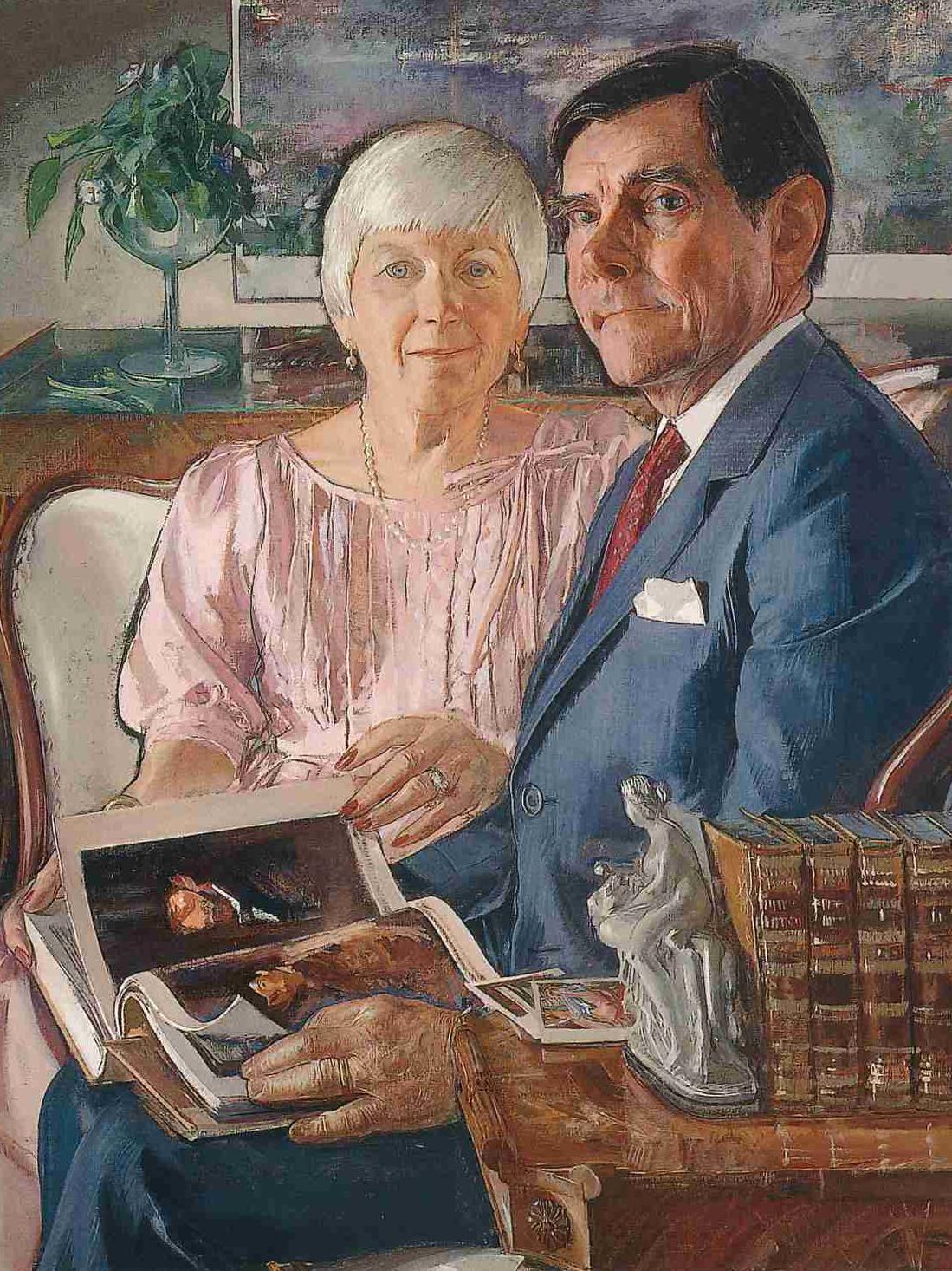 Painting of Mr. and Mrs. Palmer