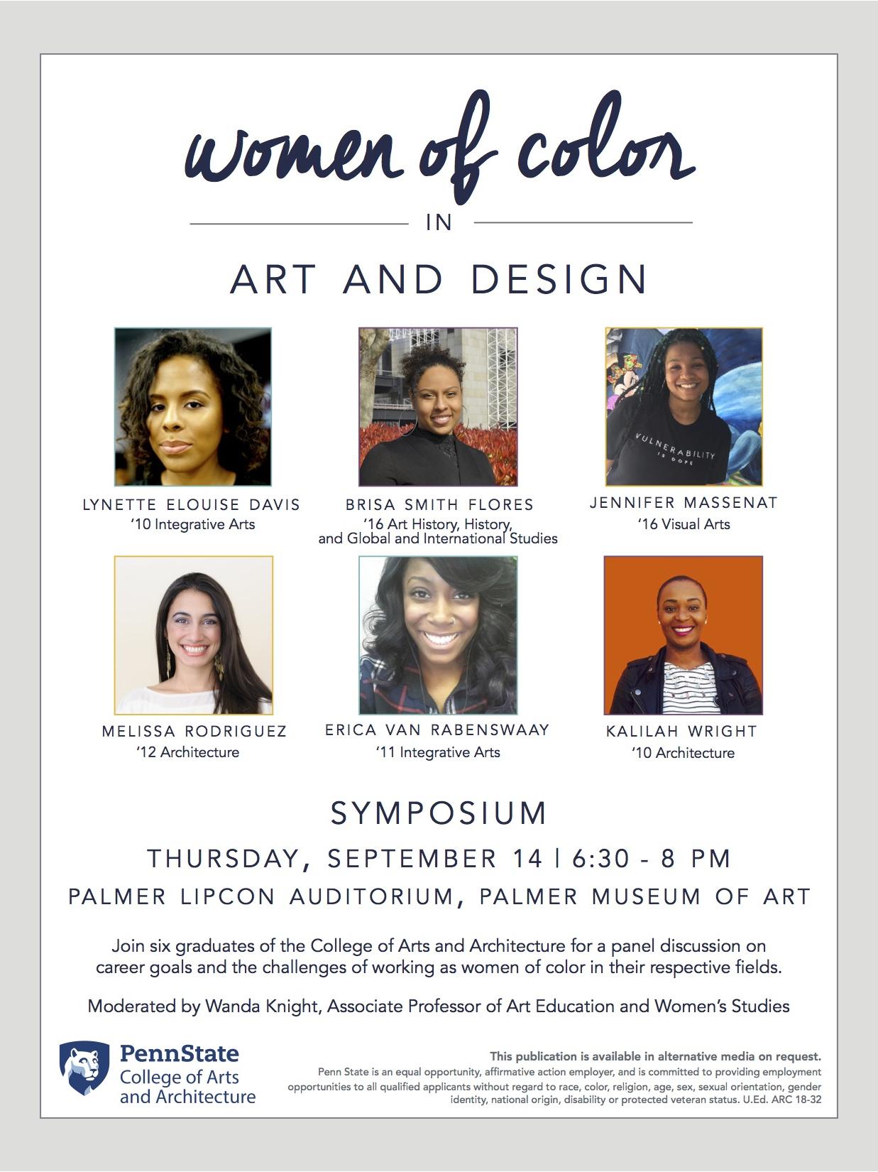 Women of Color in Art and Design