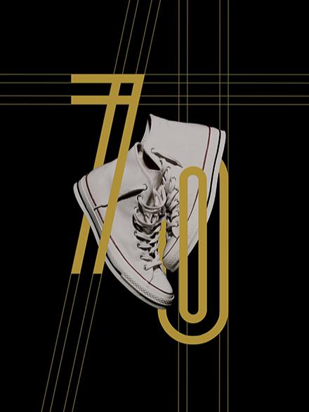 Converse Chuck 70s poster concept