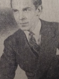 Newspaper photo of Charles Diehl from 1942