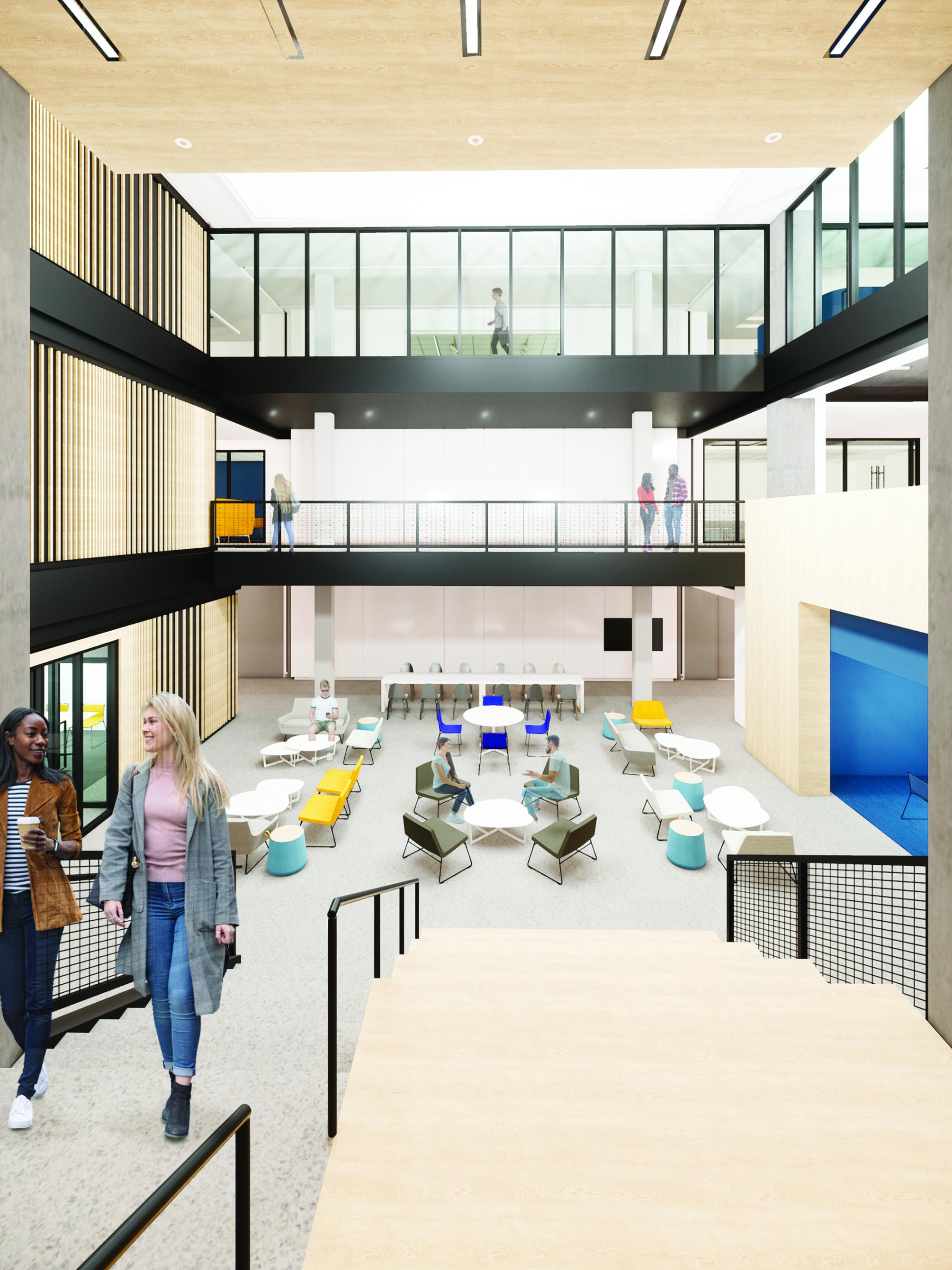 Media center entry way