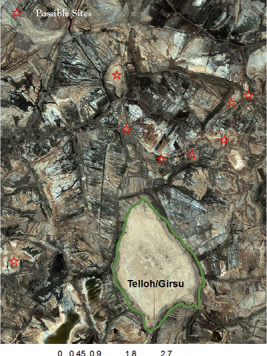 GIS map of a future research site
