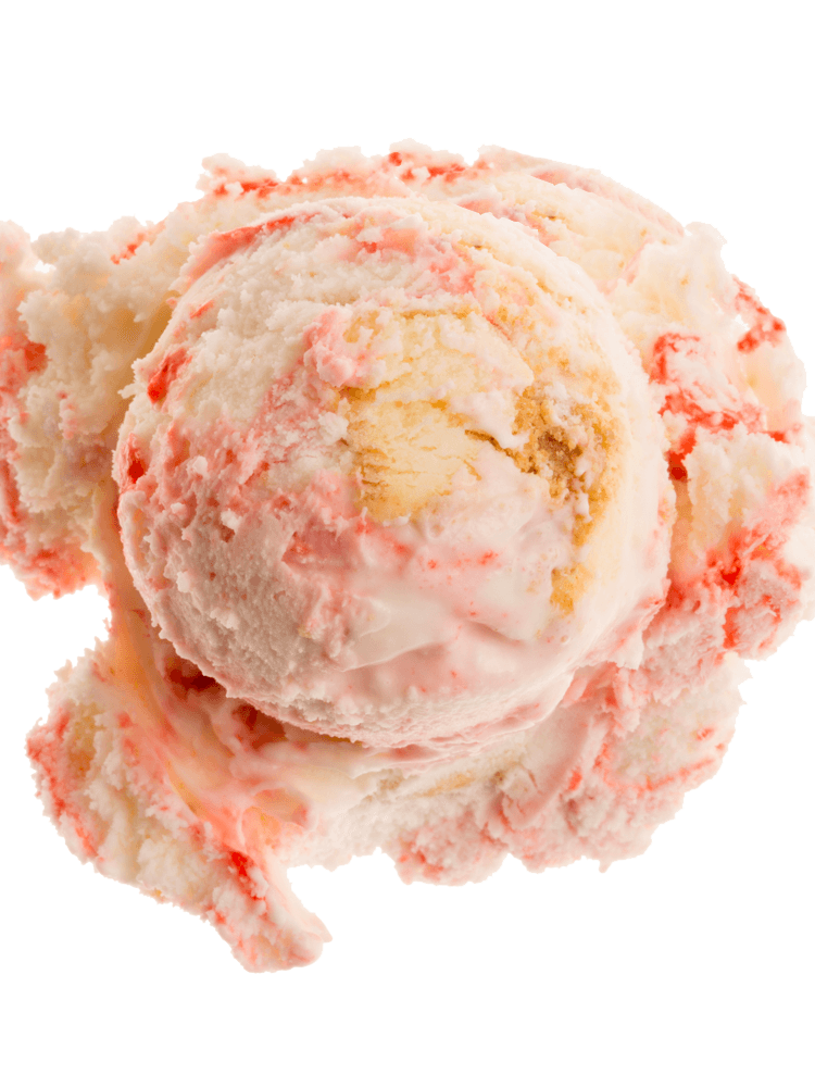 Strawberry cheesecake with graham cracker 