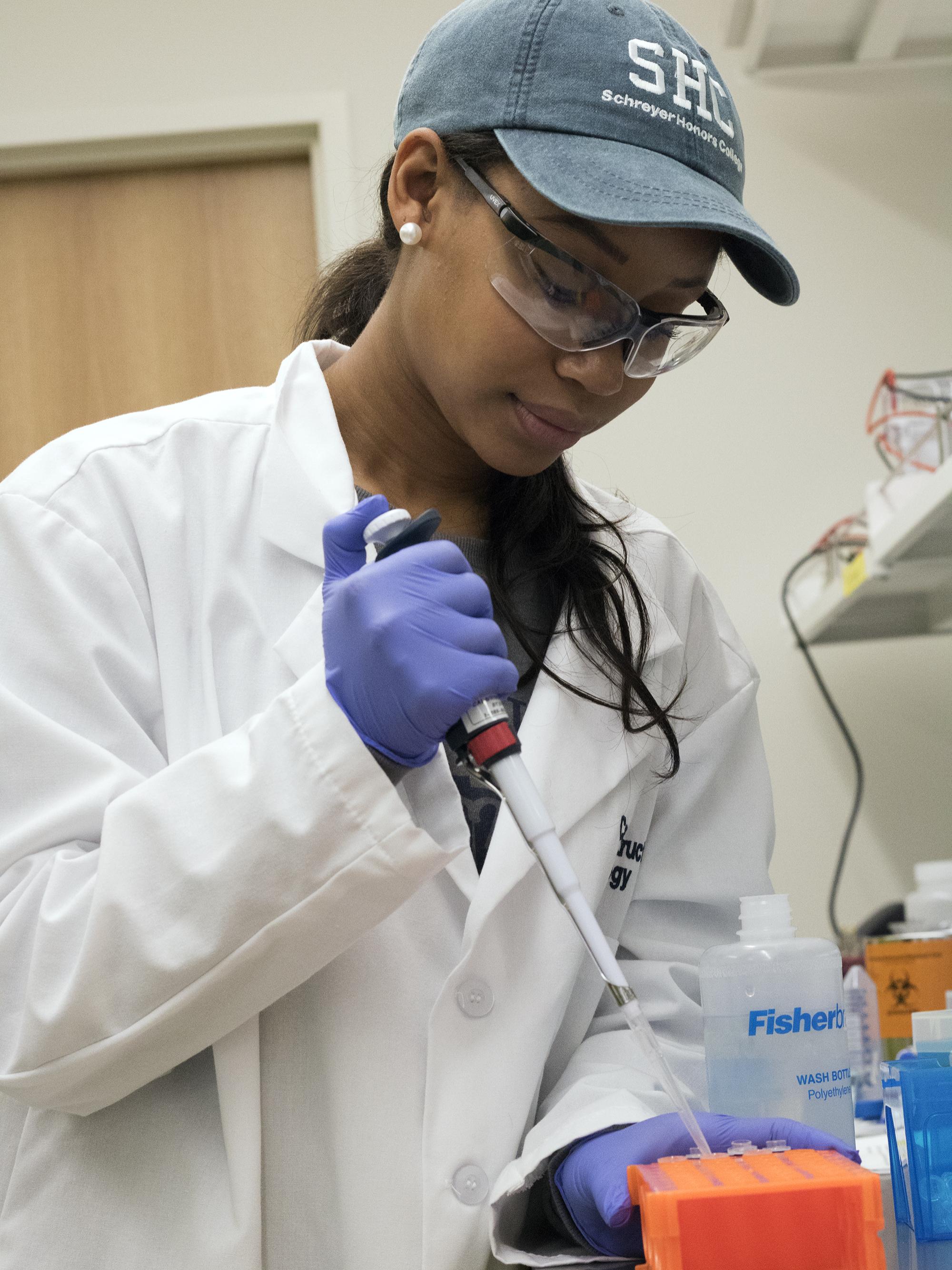 Schreyer Scholar and biomedical engineering student Madison Evans