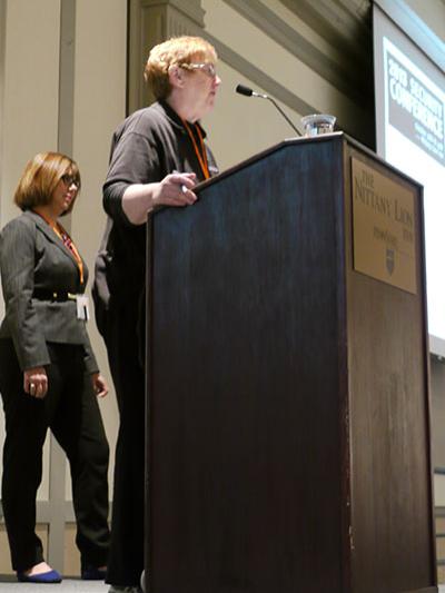 Kathleen Kimball at the 2013 Security Conference