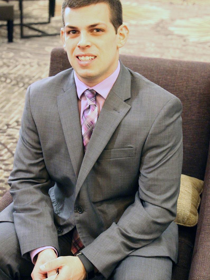 Joey at event