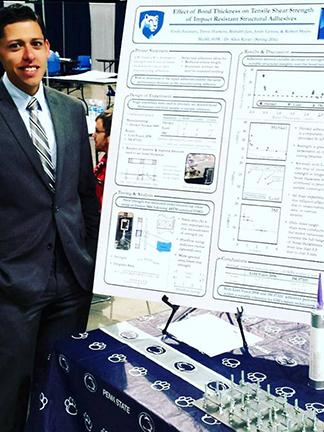 Jordy with poster