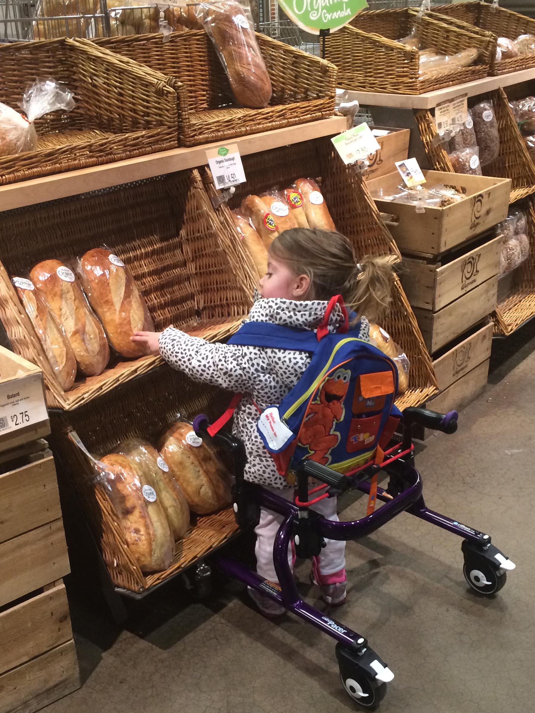 Lucy Reed at the supermarket