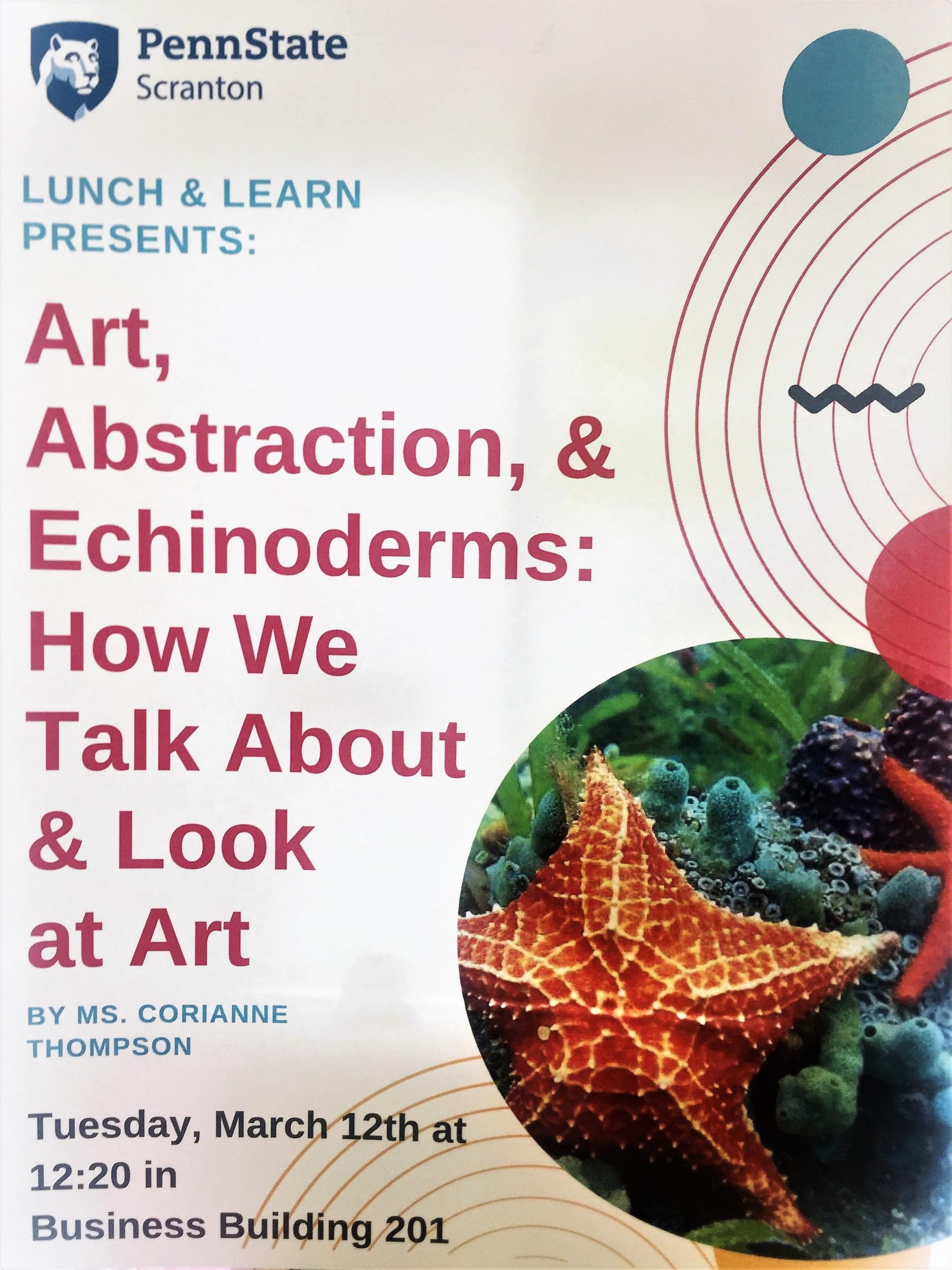echinoderm poster