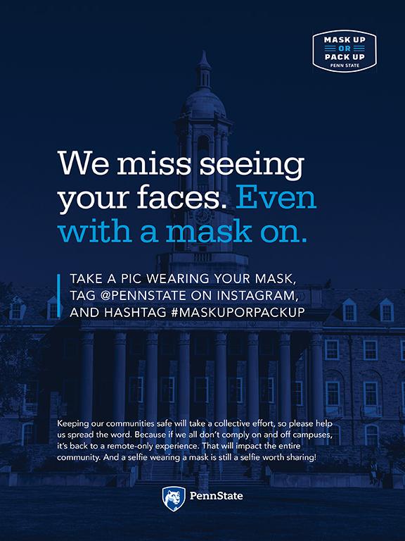 Image of Old Main building with blue overlay. 