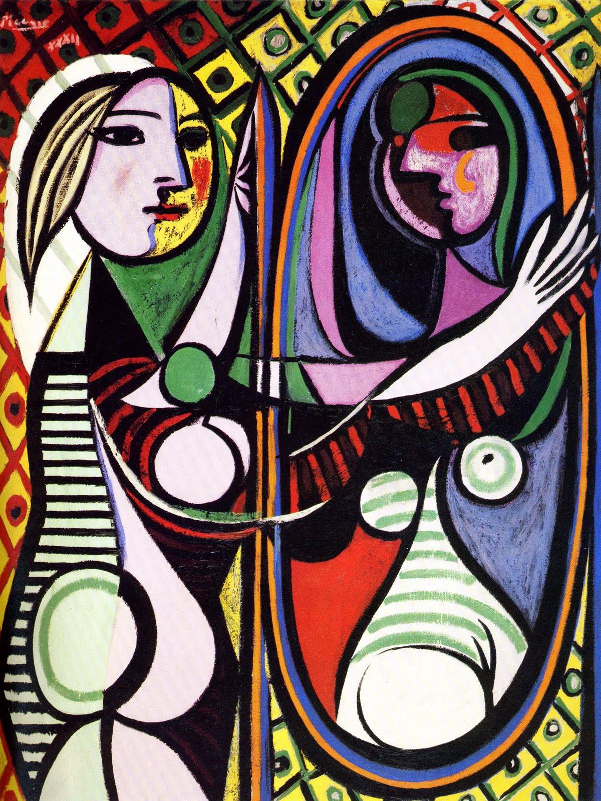 "Girl Before A Mirror" by Pablo Picasso
