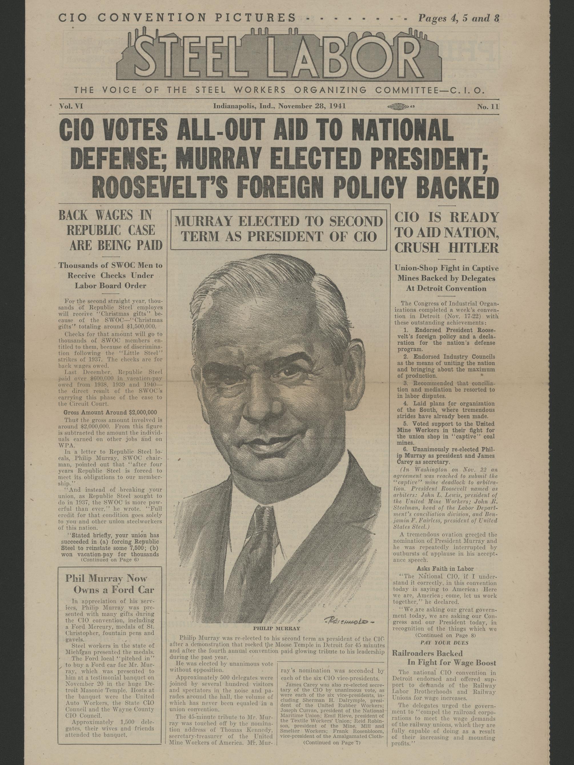 Steel Labor November 1941