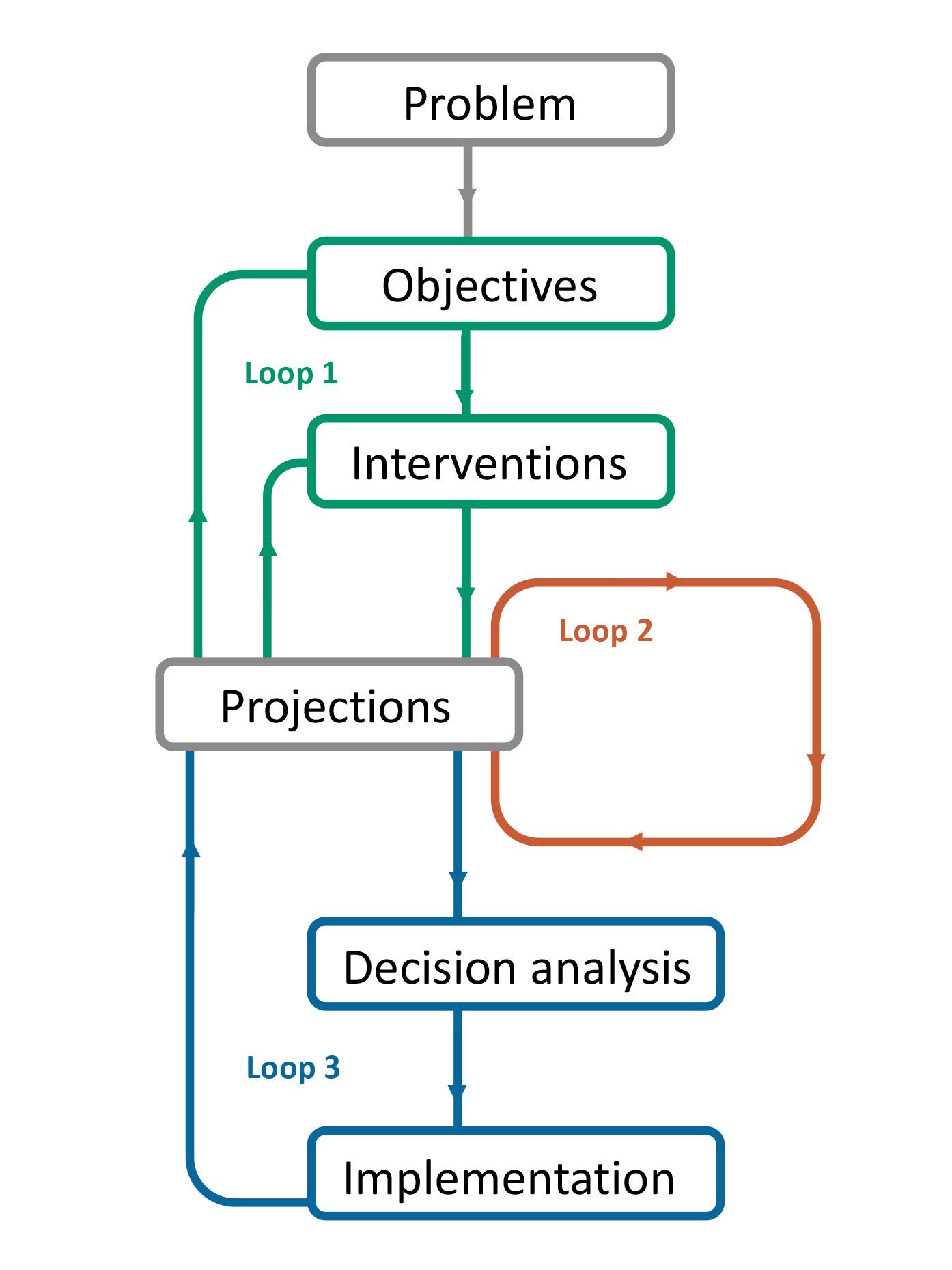 diagram showing multiple model process