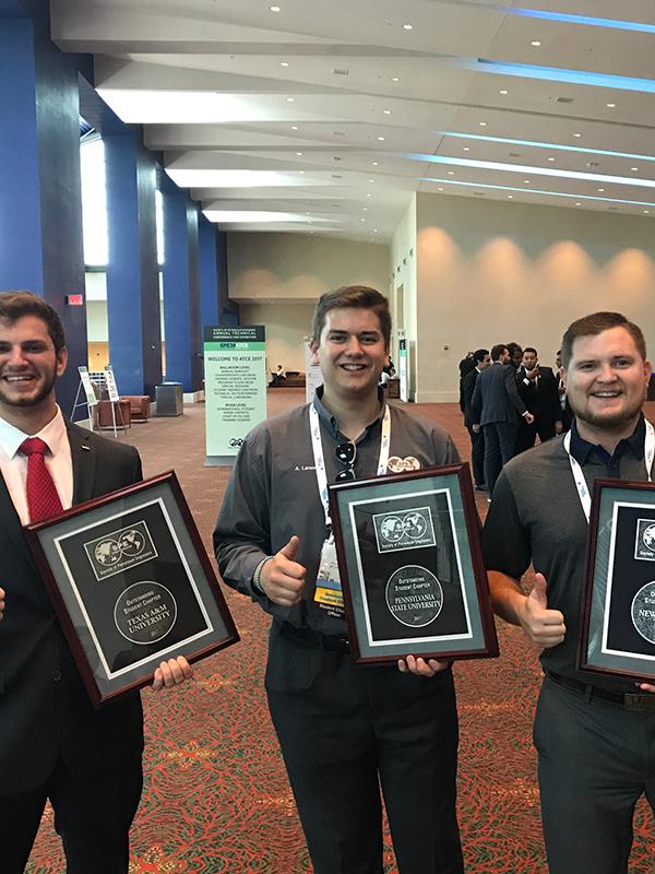 Adam Larson and winners