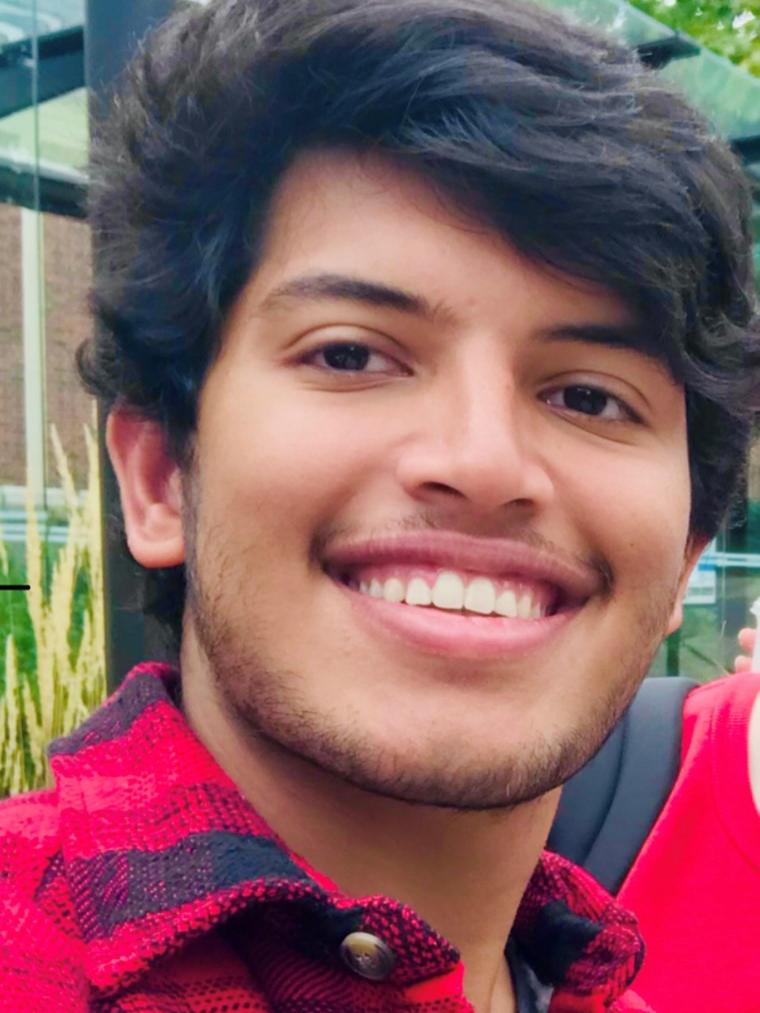 head shot of young man