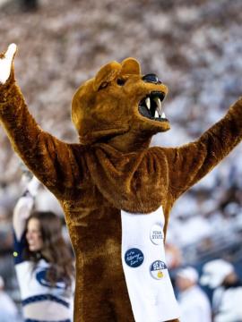 The Nittany Lion mascot