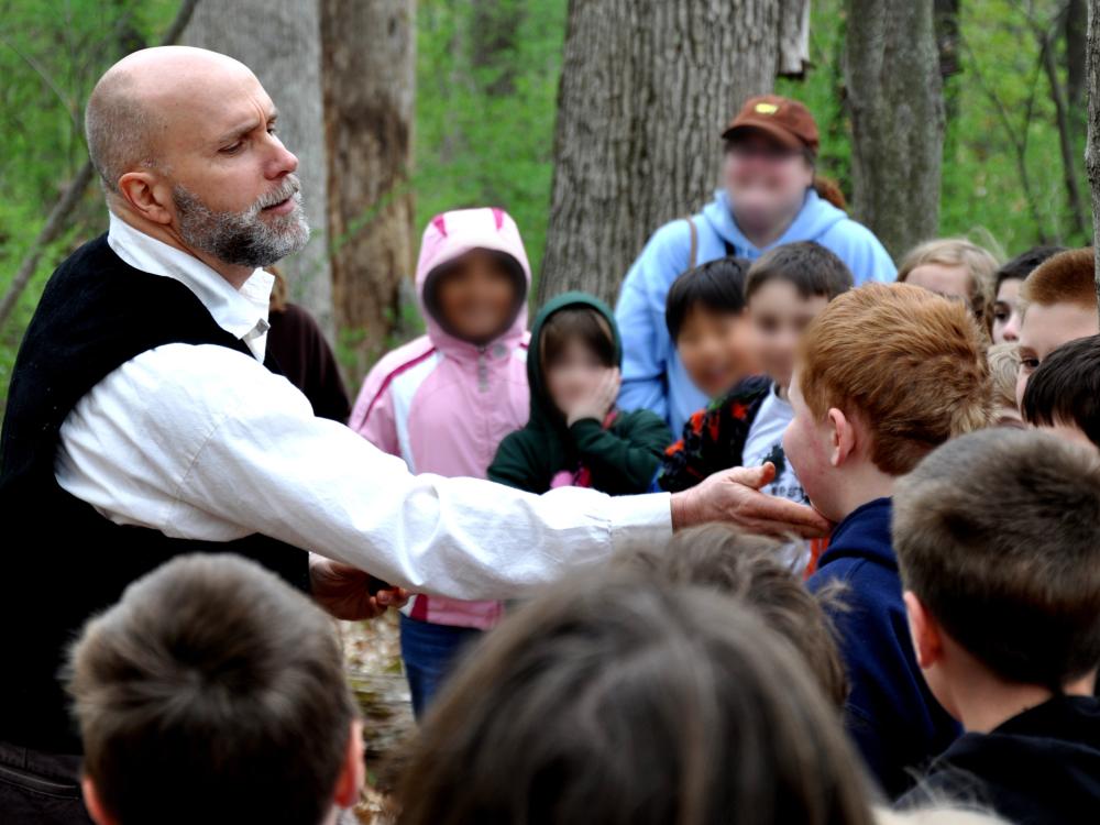 Forest living history presenation