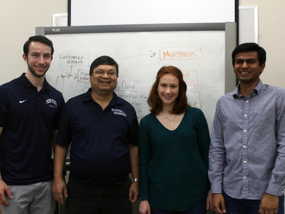 ​The team of industrial engineers who worked on the project