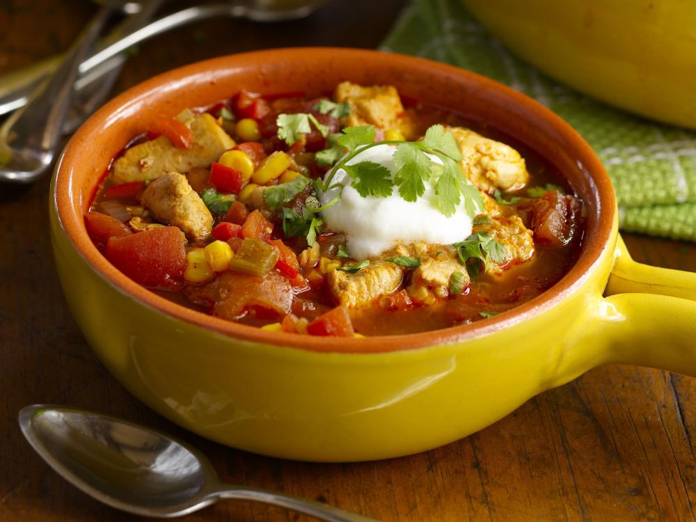 Bowl of tortilla soup
