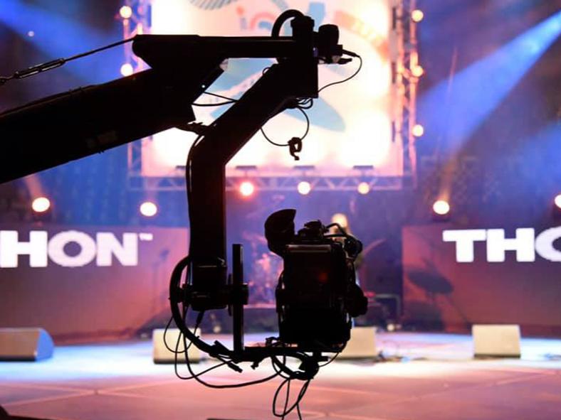 A robotic camera and the THON stage