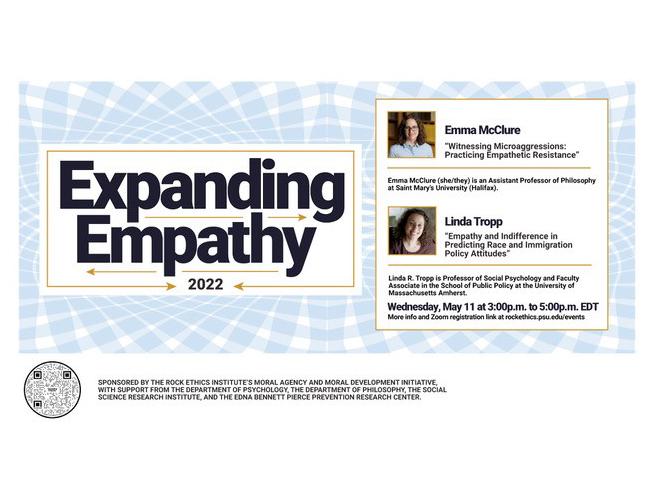 Graphic with the words Expanding Empathy