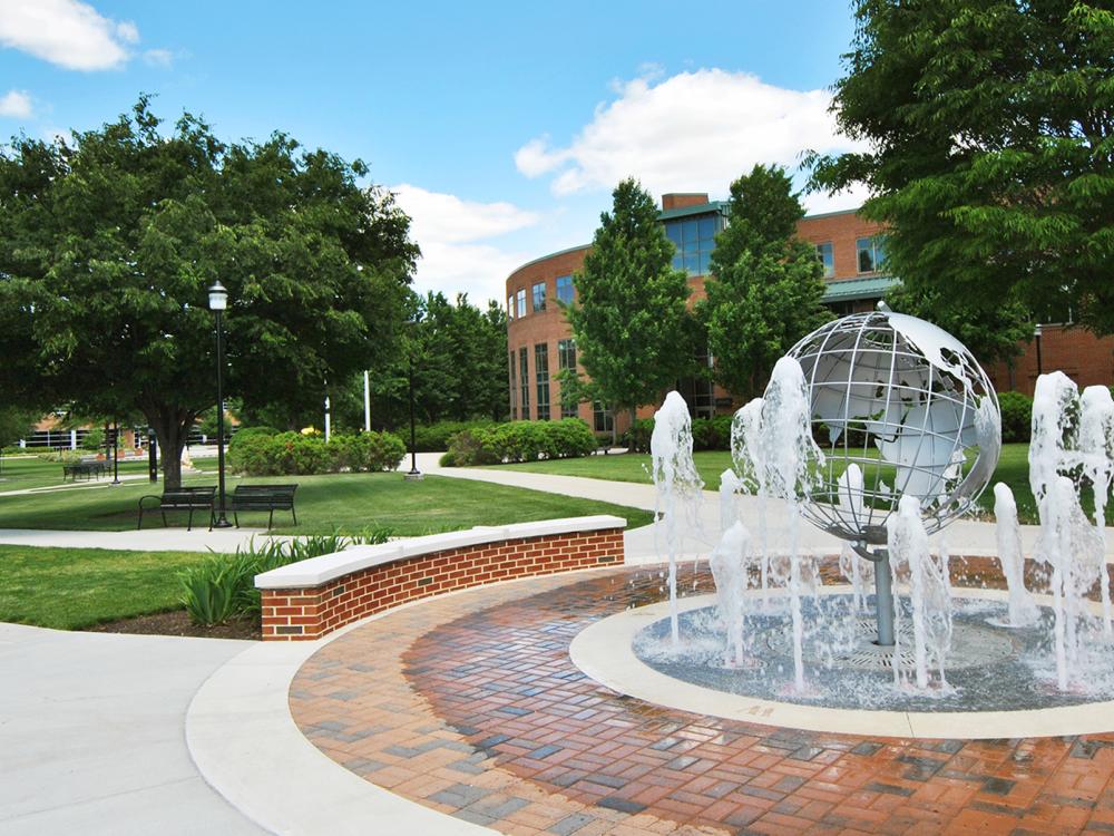 Penn State Harrisburg Campus Globe Fountain