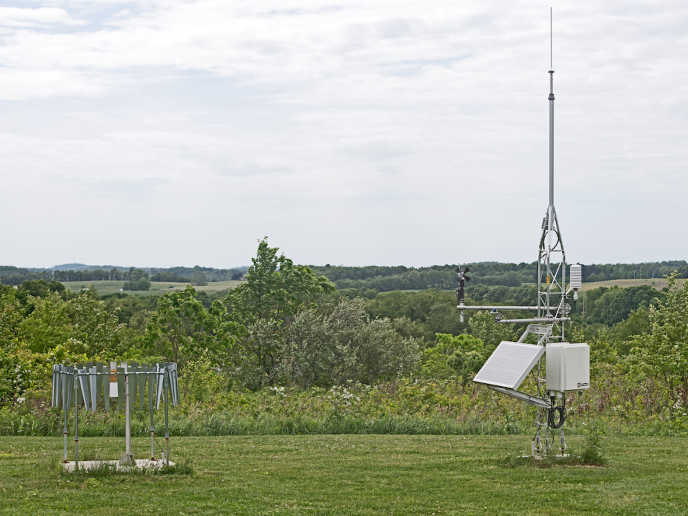 Penn State Fayette installs Pennsylvania Environmental Monitoring Network weather station