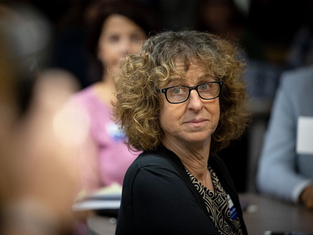 Abington case manager Mary Ellen Glick