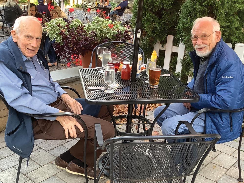 Hu Barnes, left, spent decades at Penn State shining light on research questions related to geochemistry until his death earlier this year. 