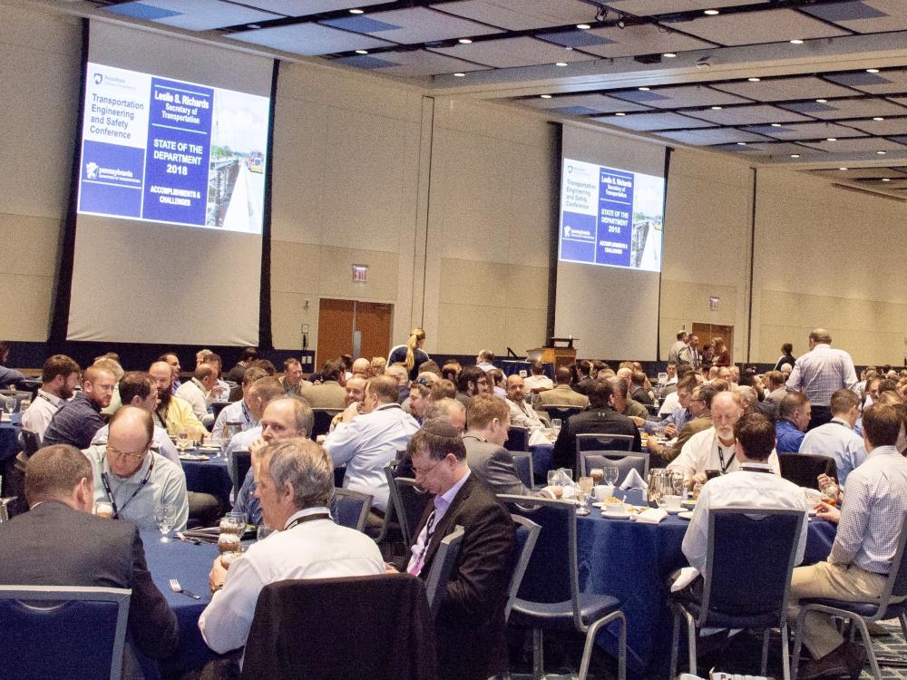 TESC conference goers