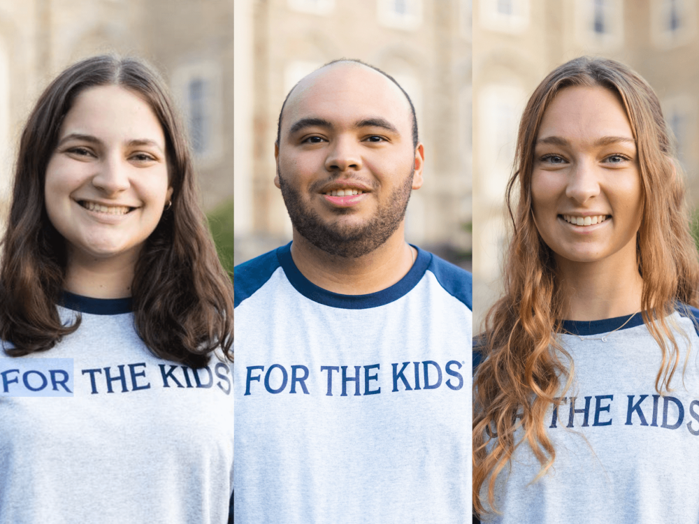 From left to right: Lexi Murphy-Costanzo, Tyler Saiers, Gwen Yetter