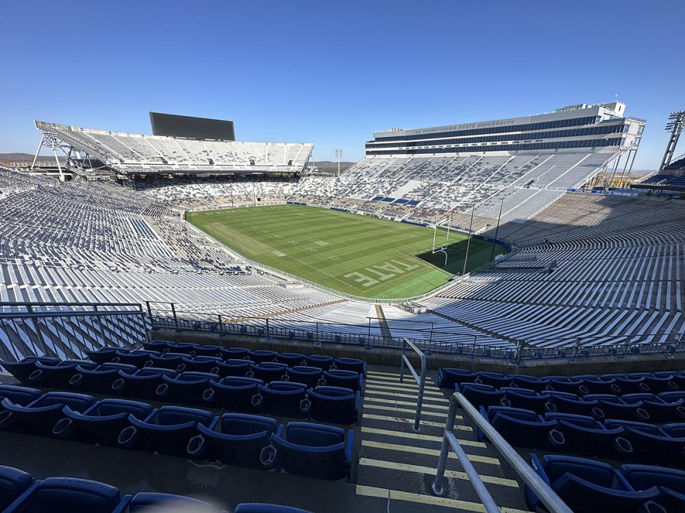 Interior bowl of Beaver Stadium