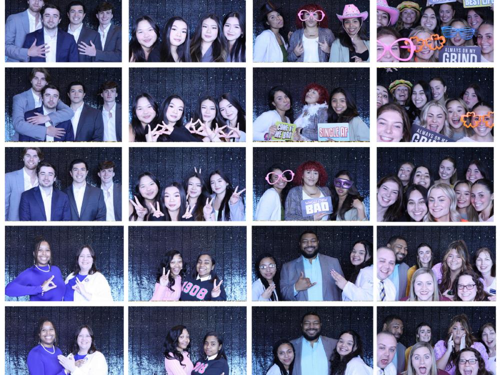 Students and staff celebrate at the Greek Column Awards