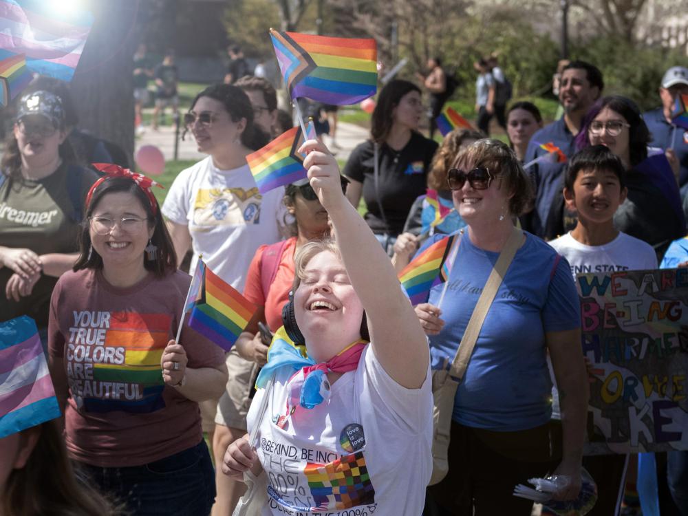 Pride Rally at Penn State