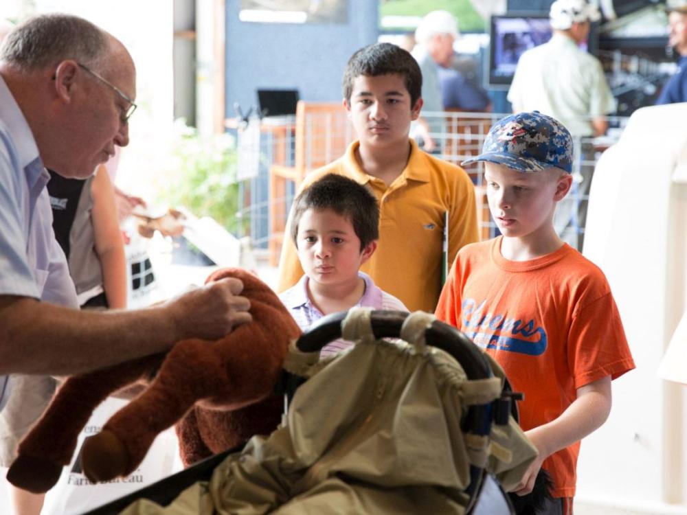 Young Ag Progress Days visitors learn about animal health