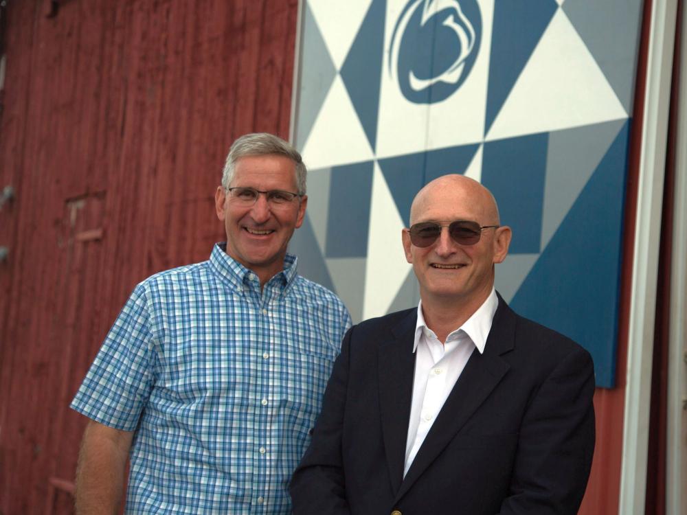 Russell Redding and Rick Roush at 2018 Ag Progress Days