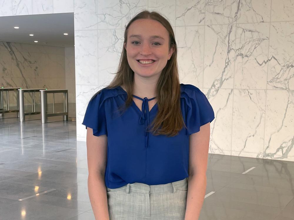 Katelyn Davis, a fourth-year student majoring in Economics and Mathematics, interned at Bates White Economic Consulting this summer.